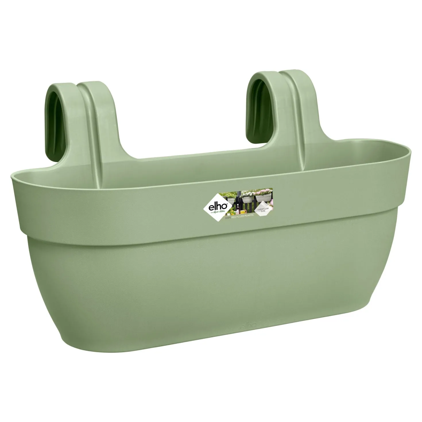 Balkonkasten vibia campana easy hanger large pistazien grün - Balkon sofort begrünt