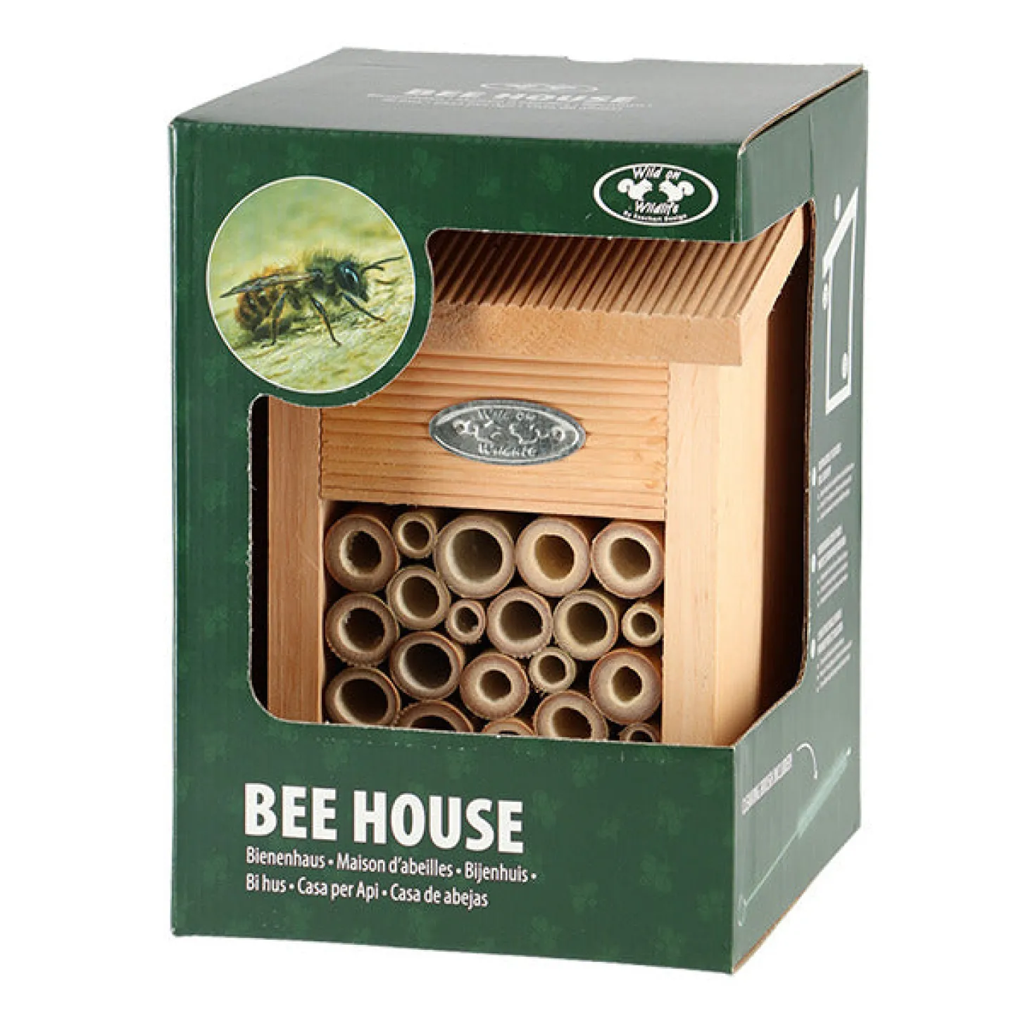Bienenhaus aus Naturholz - Sofort mehr Leben im Garten