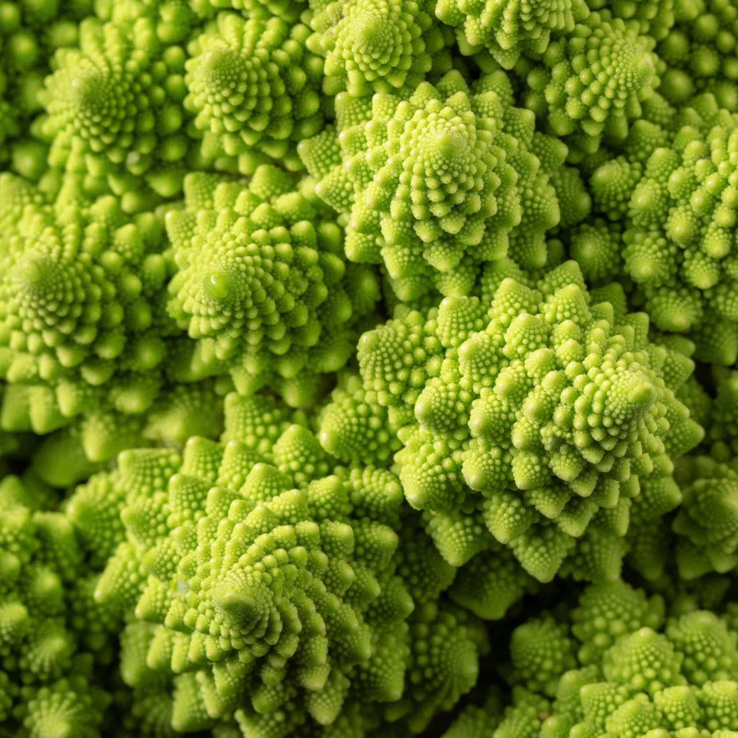 Brokkoli ‘Romanesco’ - Ernte wie ein Kunstwerk