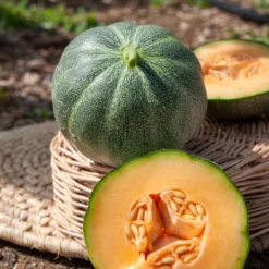Honigmelone Petit Gris de Rennes - Süß, saftig, direkt geerntet