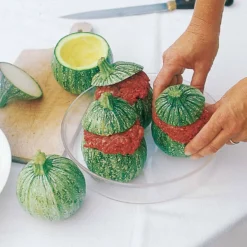 Runde Zucchini ‘De Nice’ - Runde Ernte, voller Geschmack