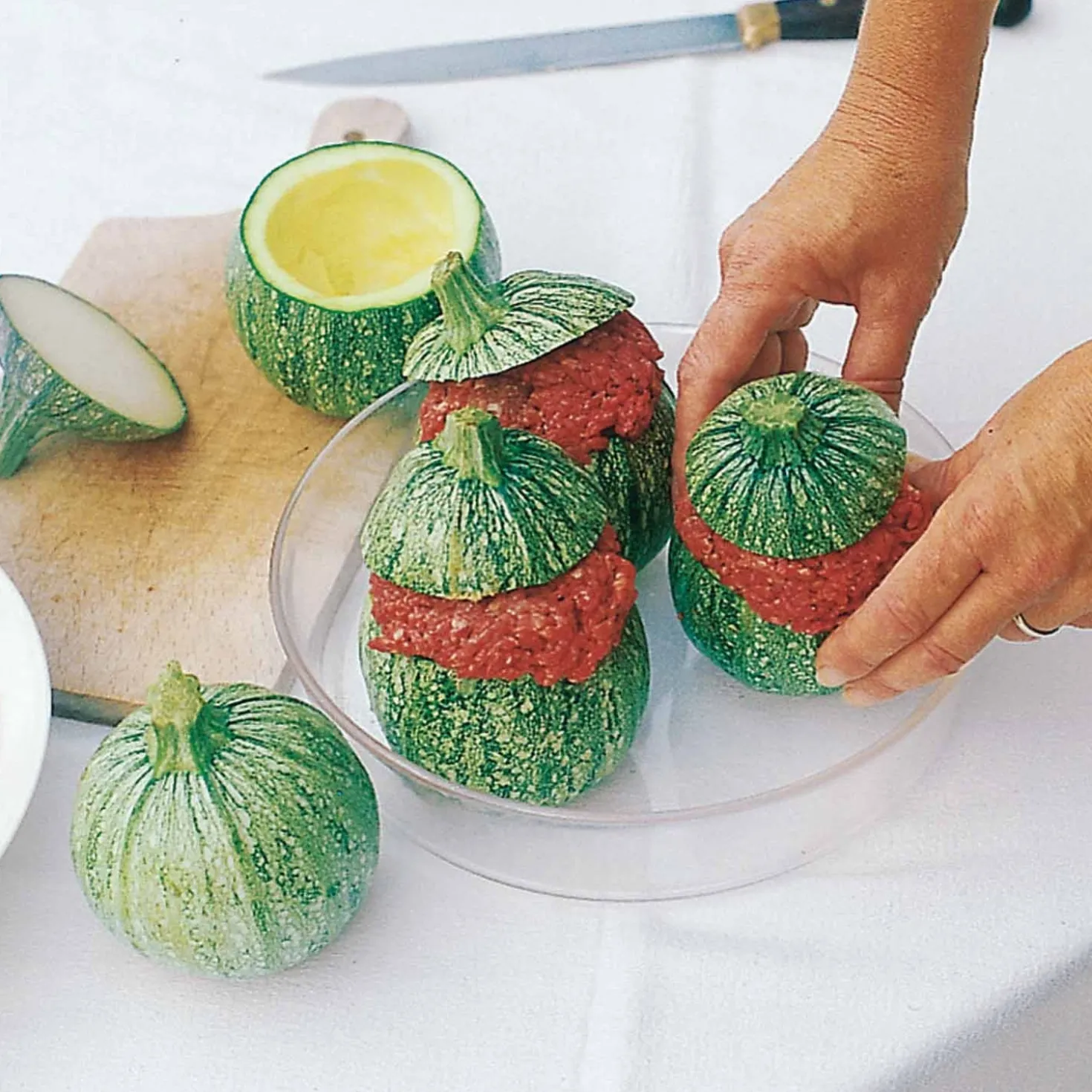 Runde Zucchini ‘De Nice’ - Runde Ernte, voller Geschmack