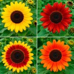 Sonnenblumen Mischung Color Fashion - Farbenfrohe Sonnenblumen