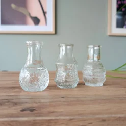 3 Vintage-Mini-Vasen - Sofort mehr Charme im Regal